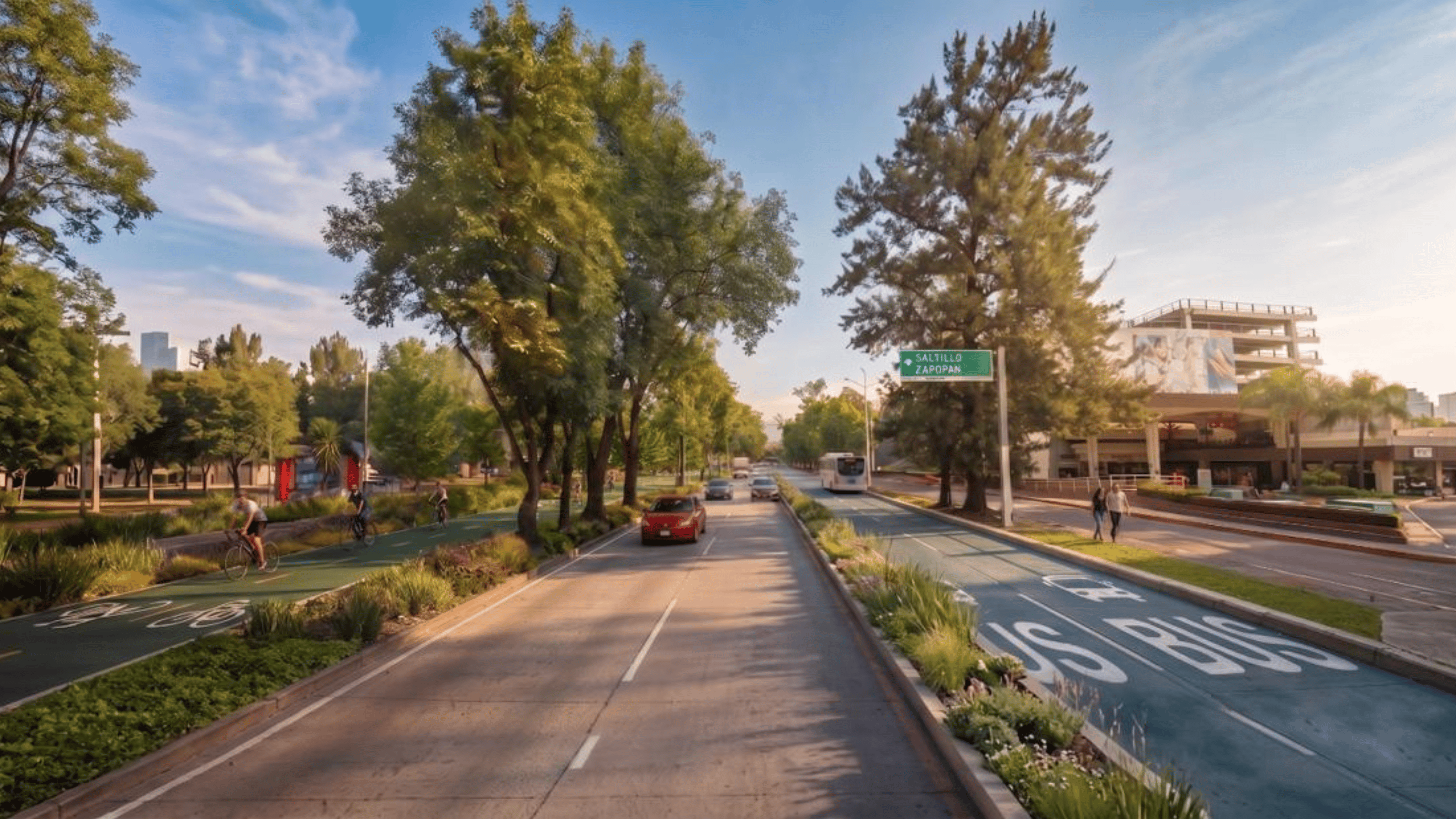 Render del corredor López Mateos